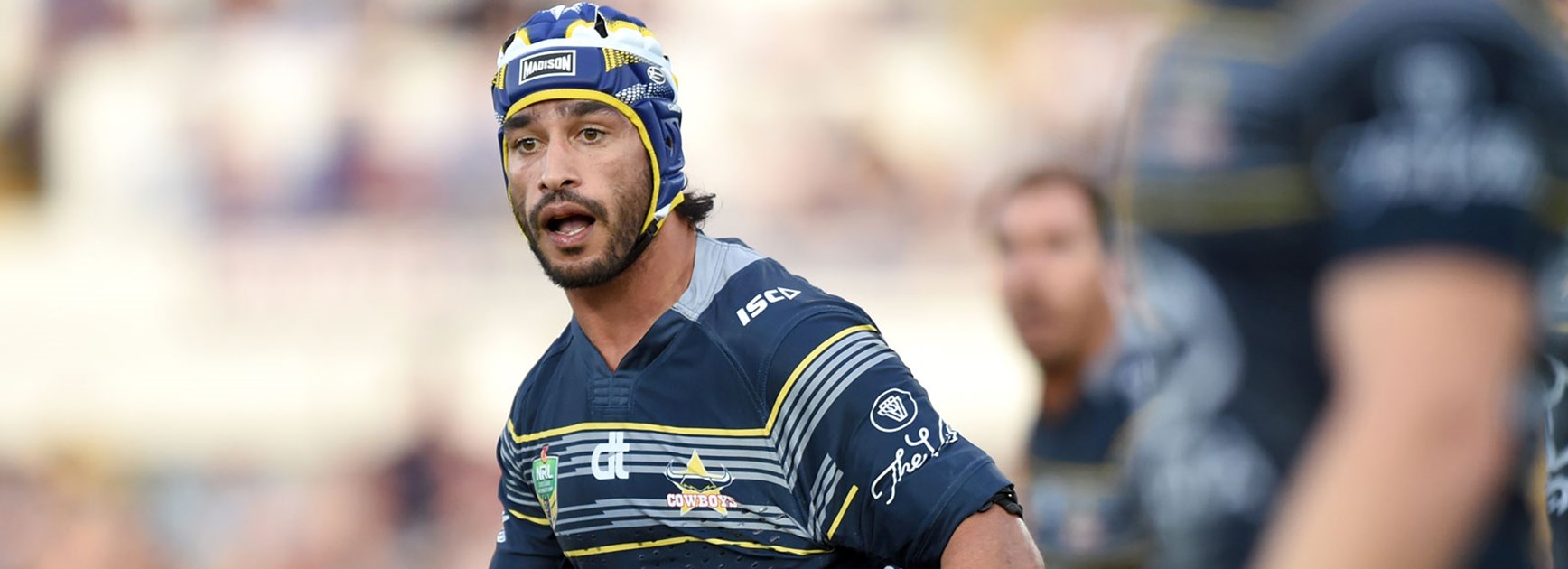 Cowboys co-captain Johnathan Thurston against the Titans in Round 26.
