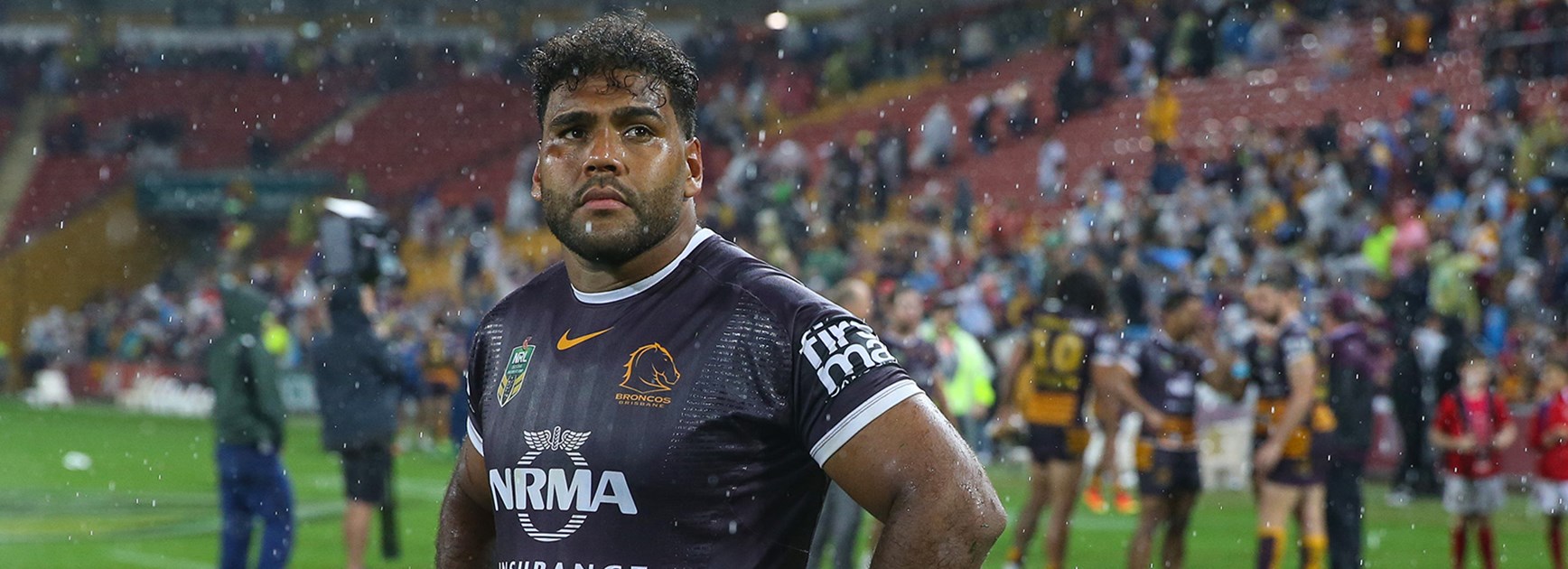Brisbane forward Sam Thaiday after the Broncos' elimination final win over the Titans.