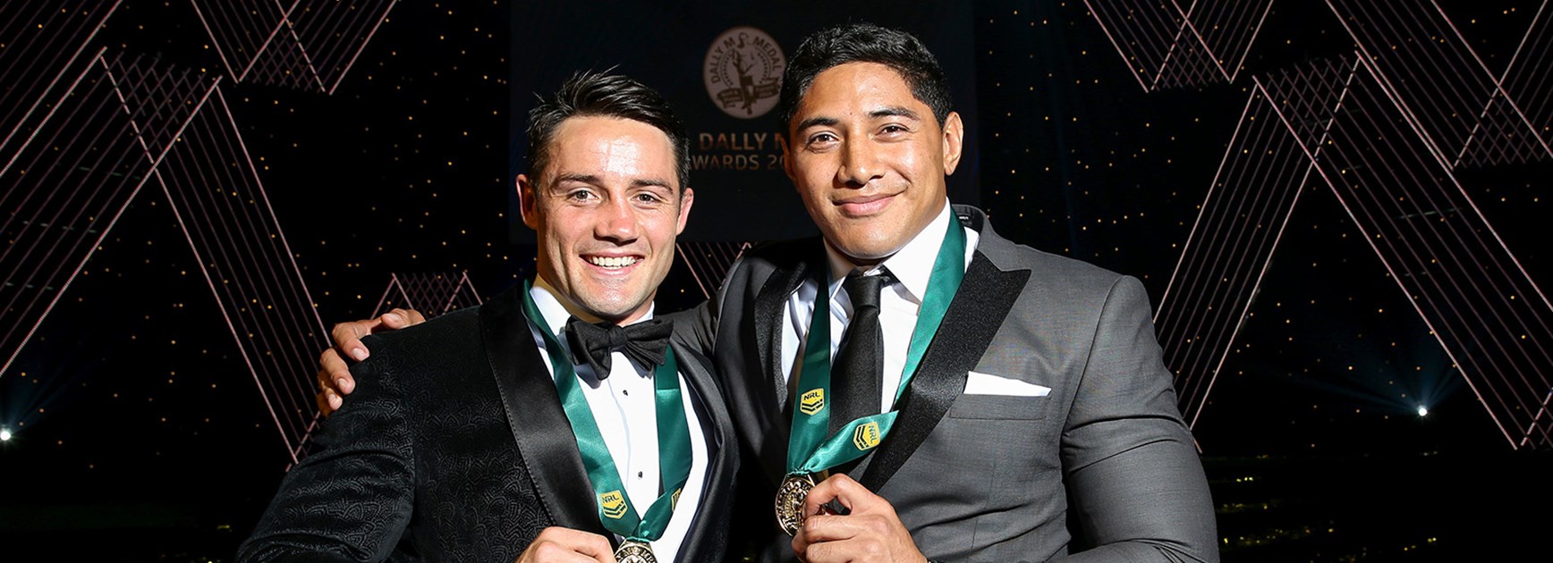 Storm halfback Cooper Cronk and Cowboys lock Jason Taumalolo were joint winners of the Dally M Medal.