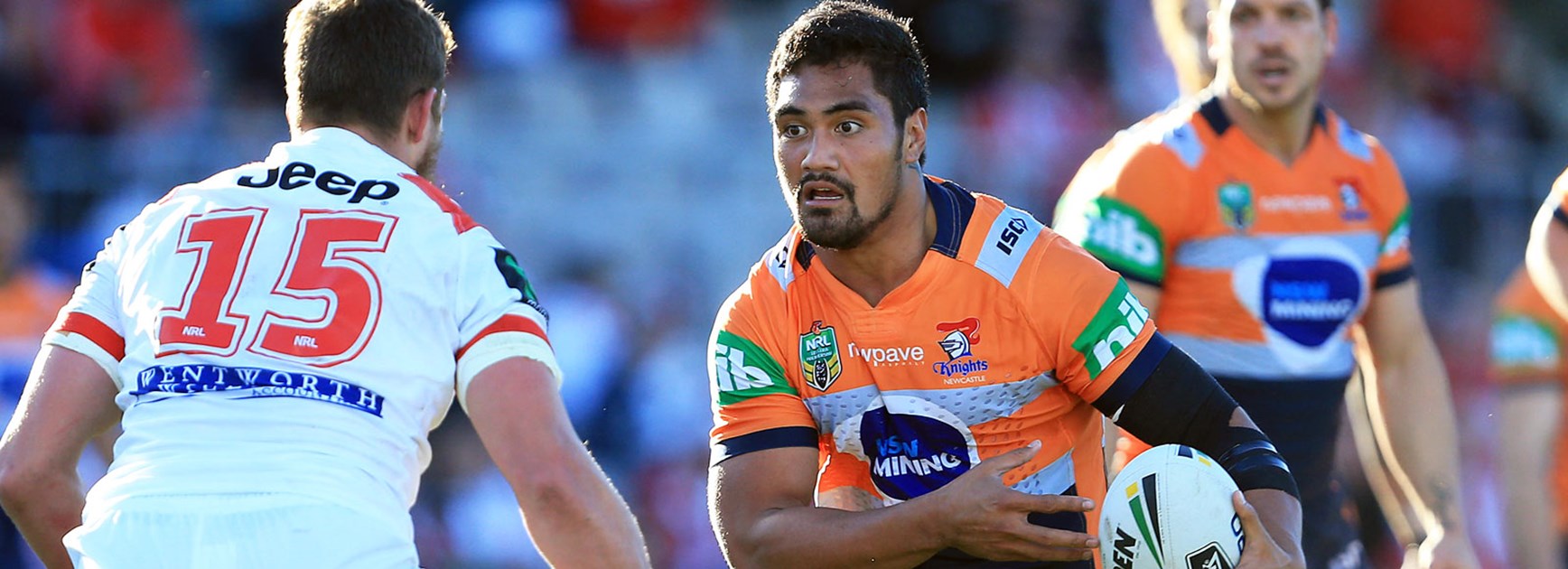 Peter Mata'utia could start at fullback for the Knights in 2017.
