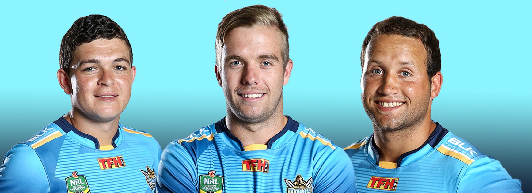 Ash Taylor, Kane Elgey and Tyrone Roberts are all fighting to be named as starting halves for the Titans.