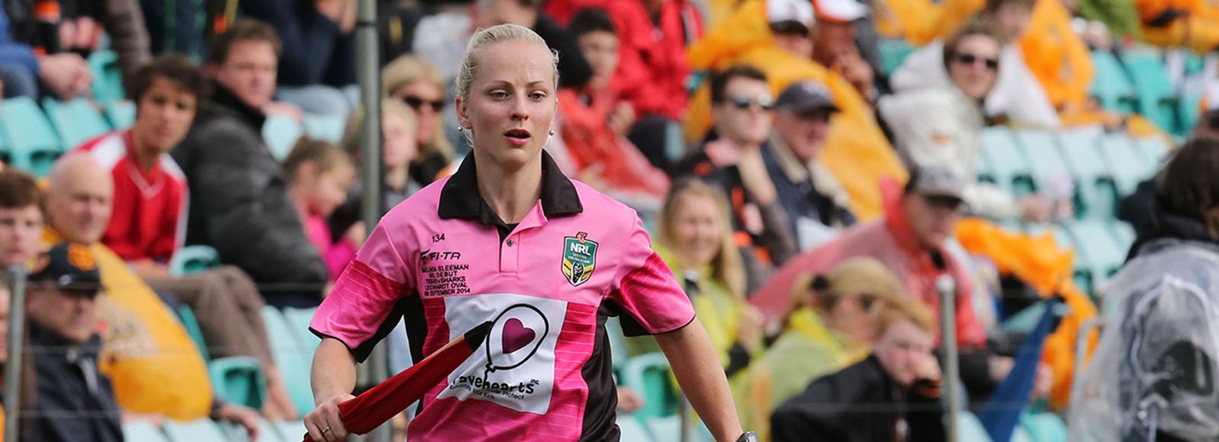 Belinda Sleeman's career has come full circle as she continues to improve as a referee.