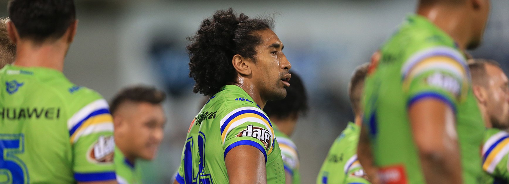 Sia Soliola and the Canberra Raiders were soundly beaten by the Sharks in Round 2 of the Telstra Premiership.