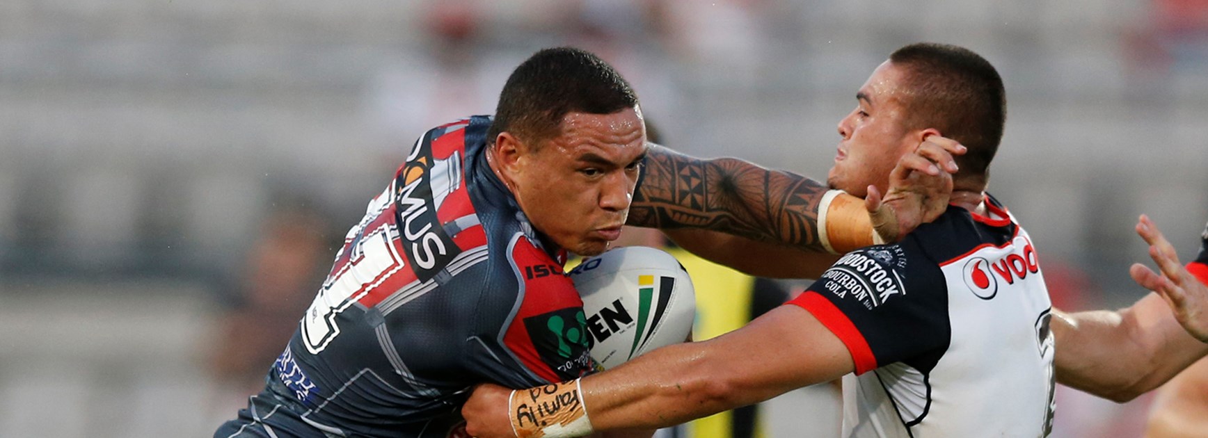 Dragons forward Tyson Frizell made 42 tackles and no missed tackles in Round 4 against the Warriors.