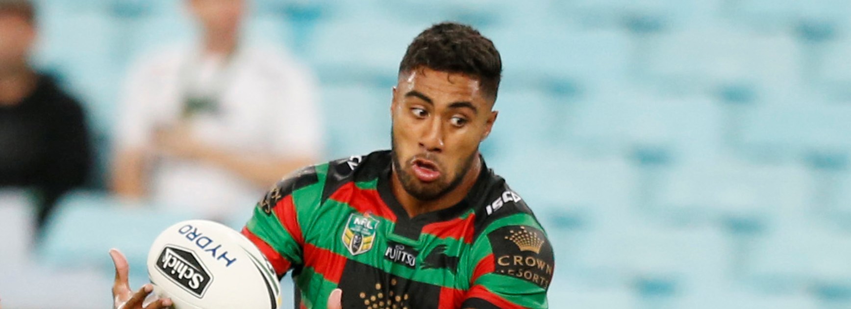 South Sydney centre Robert Jennings has featured early for the Rabbitohs in the 2017 Telstra Premiership.