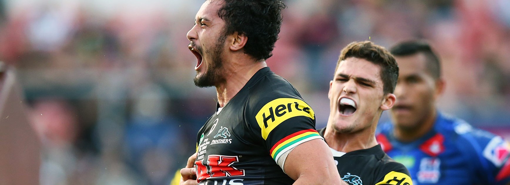 Panthers forward Corey Harawira-Naera scored a try on debut.