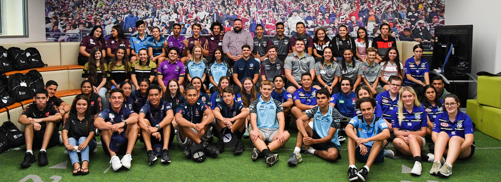 The 2018 Youth Summit at the Festival of Indigenous Rugby League.
