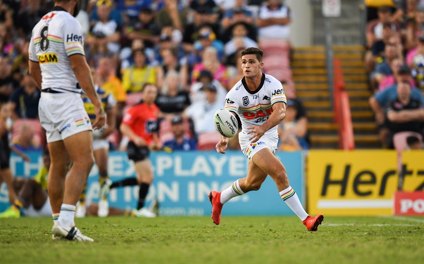Penrith halfback Nathan Cleary.