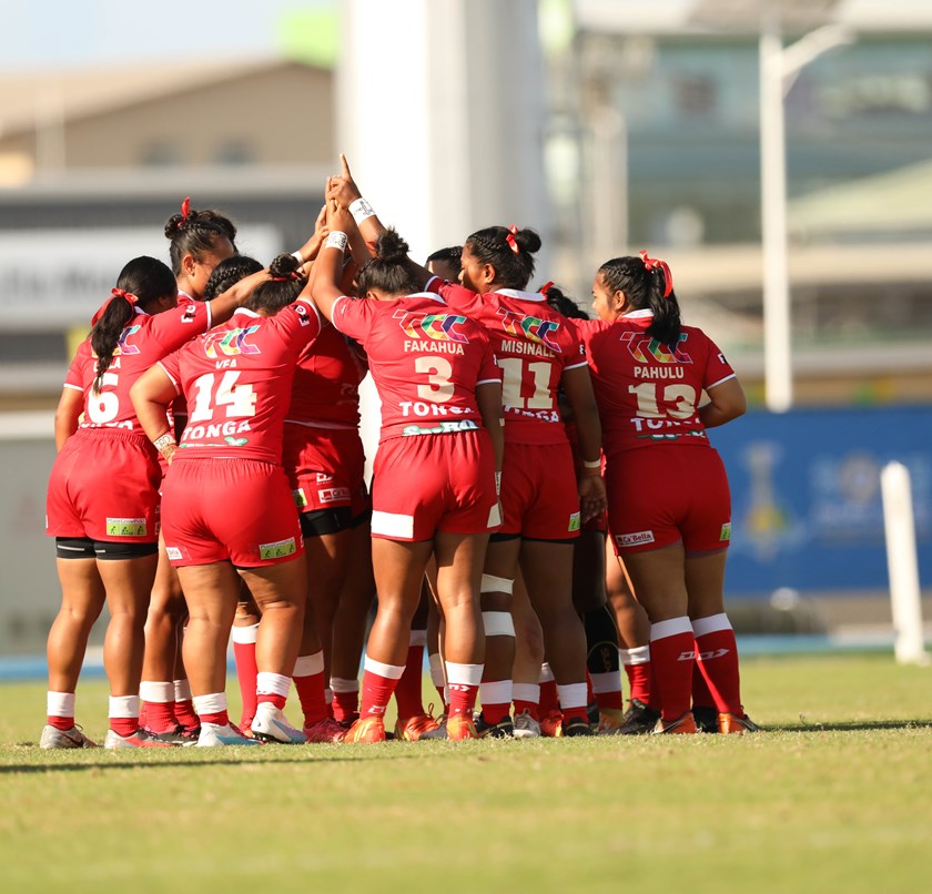 The Tonga women's squad comprised 10 players from the island nation