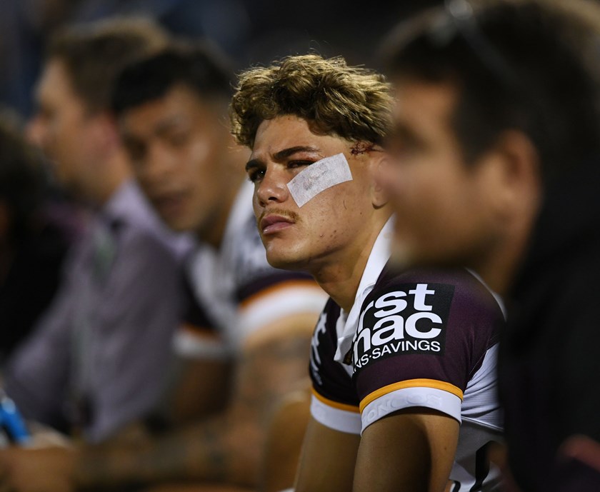 Reece Walsh was unable to return against the Panthers after suffering a fractured eye-socket.