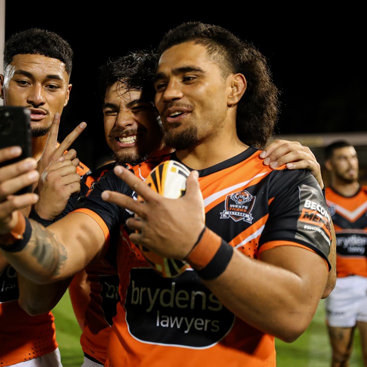 'Our motto is do or die': Wests Tigers celebrate win with new song