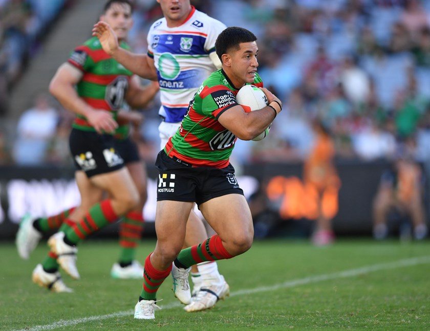 Rabbitohs rookie Peter Mamouzelos will start against the Sharks in place of Damien Cook.