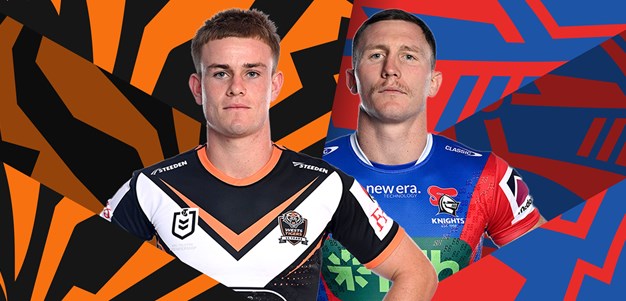 Wests Tigers v Knights: Api races clock; Saifiti, Frizell in frame