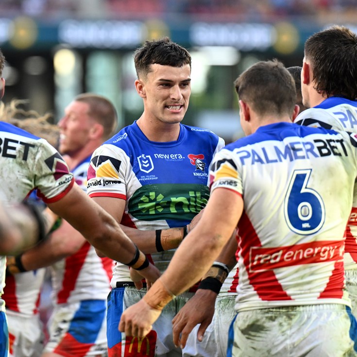 Armstrong hat-trick helps Knights extend winning streak against Titans