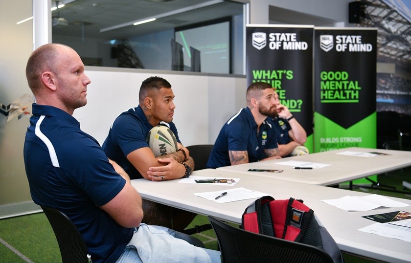 Eels David Gower took part in the NRL's advocate induction at Rugby League Central.