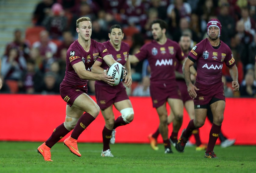 Daly Cherry-Evans playing for Queensland in 2015.