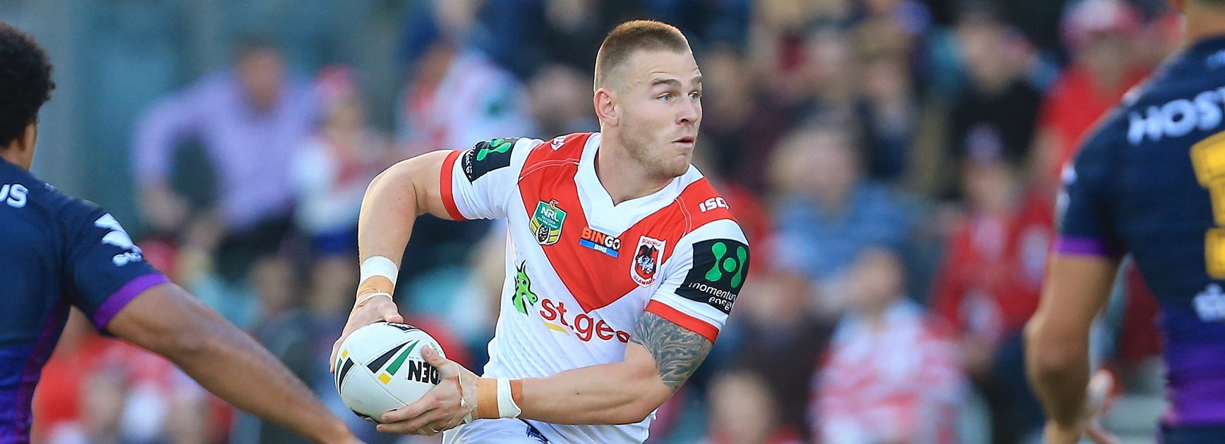 Dragons centre Euan Aitken.