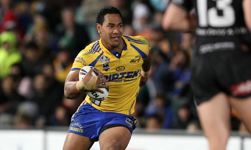 Tony Williams during his first stint with the Parramatta Eels in 2008.