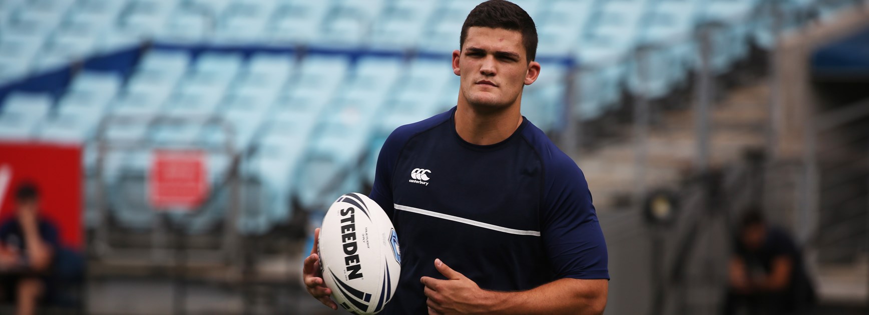 Nathan Cleary at the 2018 Emerging Blues camp.
