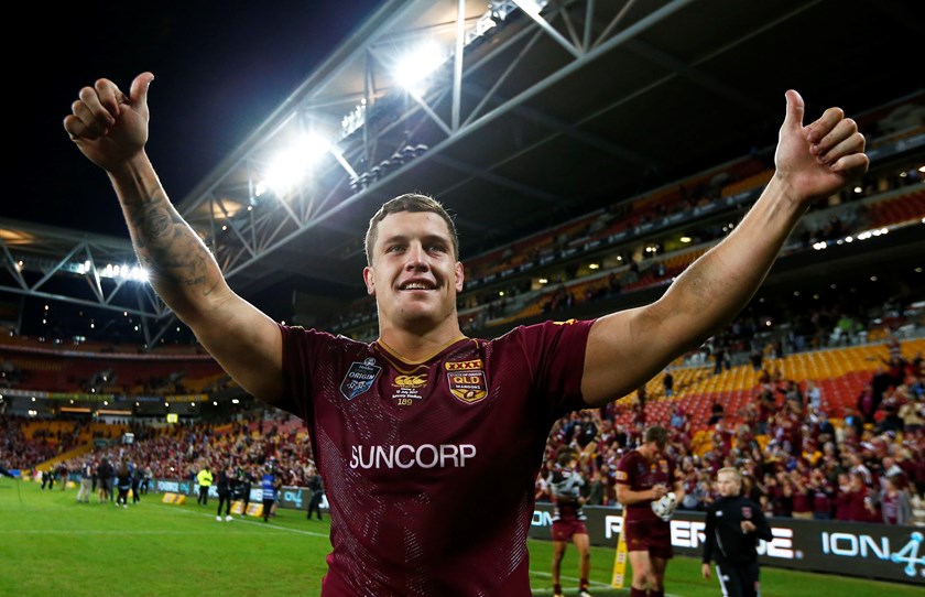 Jarrod Wallace during his first State of Origin series.