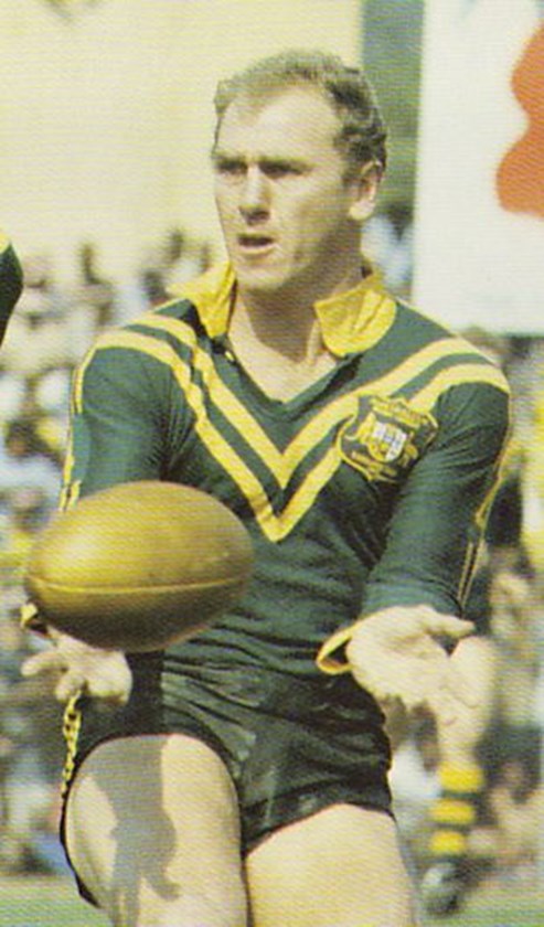 Steve Rogers playing for Australia.