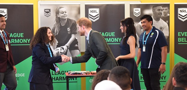 Prince Harry and Meghan Markle join NRL's In League In Harmony program