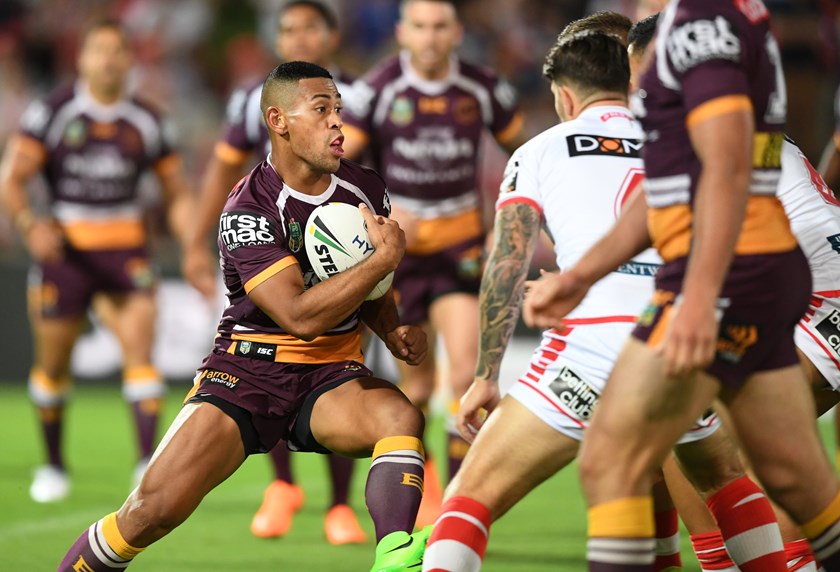 Broncos winger Jamayne Isaako.