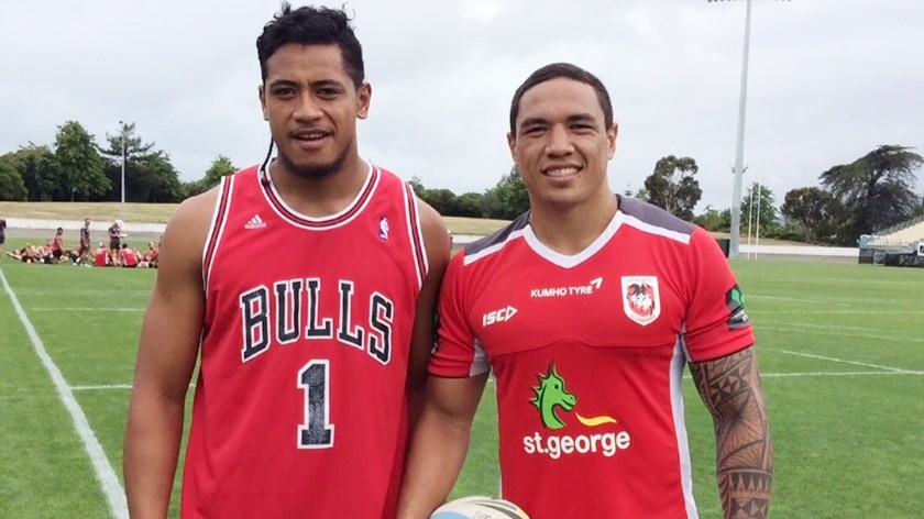 Shannon and Tyson Frizell.
