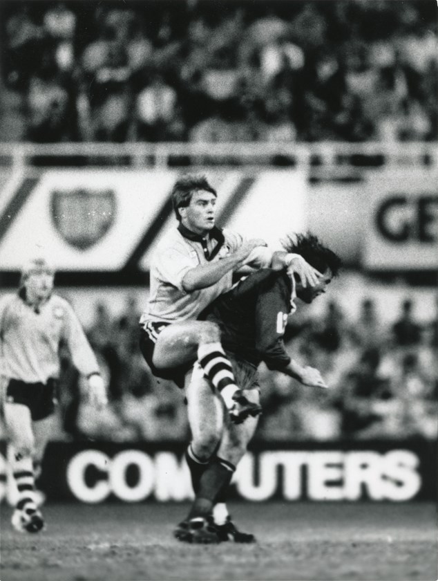 Chris Mortimer playing for NSW.