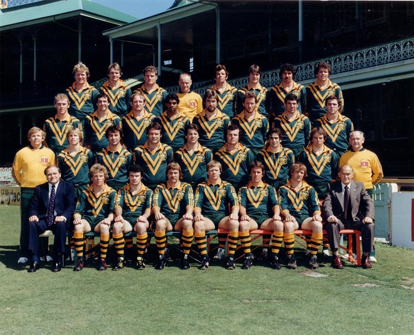 The 1978 Kangaroo Tour team.