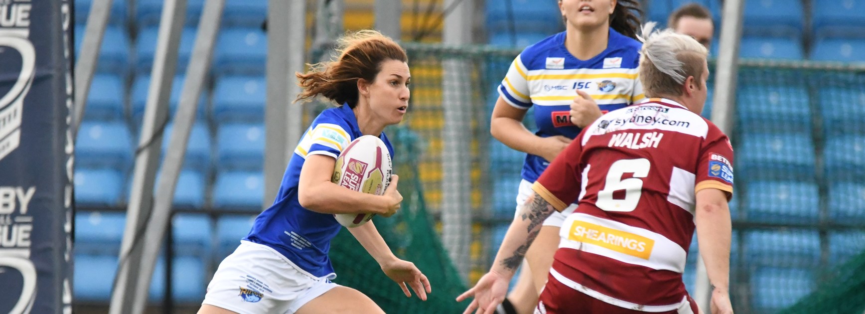 Rugby league convert Courtney Hill.