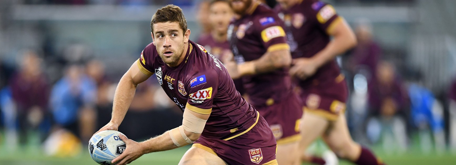 Maroons hooker Andrew McCullough in 2018.