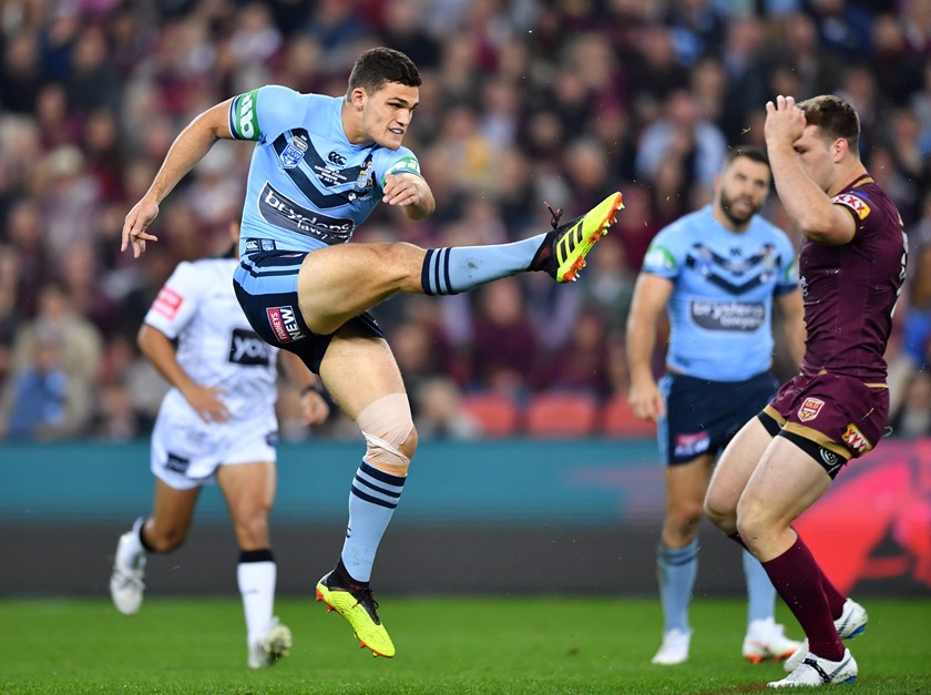 NSW halfback Nathan Cleary.