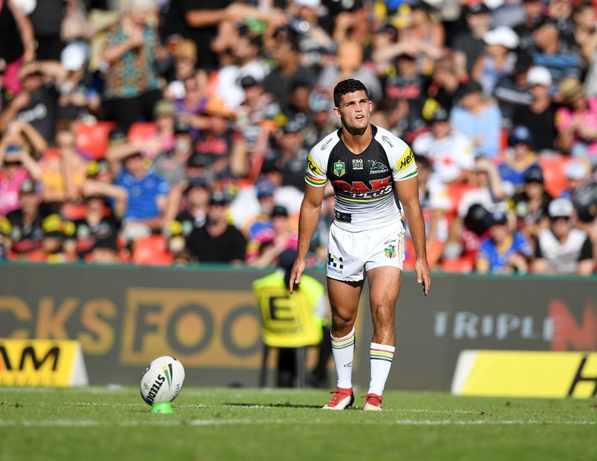 Panthers goalkicking ace Nathan Cleary.