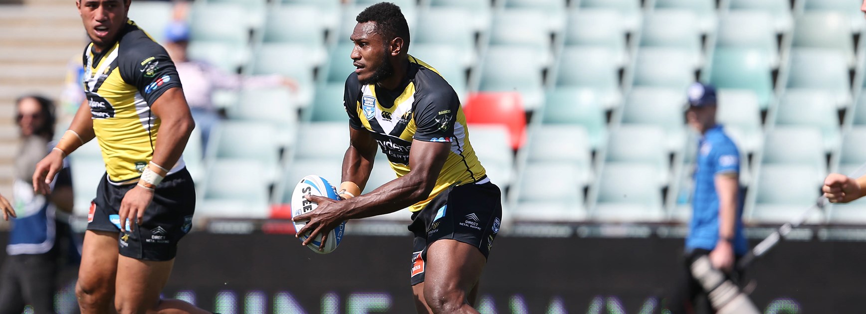 The late Kato Ottio playing for Canberra's feeder club the Mounties.