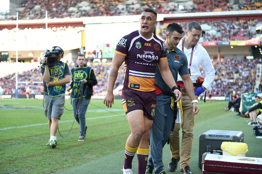 Broncos forward Jaydn Su'A.