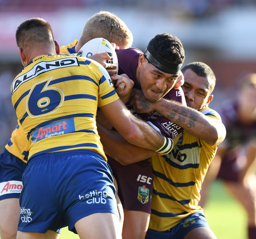 Sea Eagles interchange prop Kelepi Tanginoa.