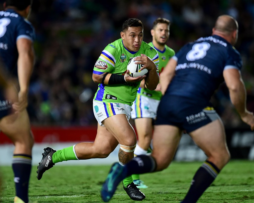 Raiders forward Josh Papalii.