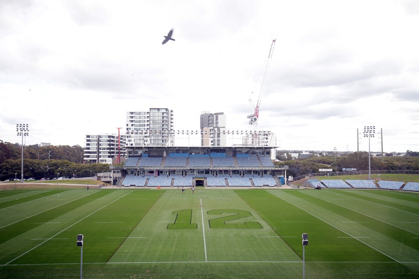 Lance Thompson's No.12 on the field at Southern Cross Group Stadium.