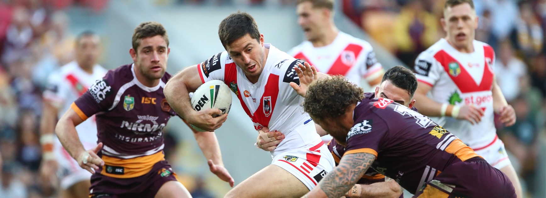 Dragons halfback Ben Hunt.