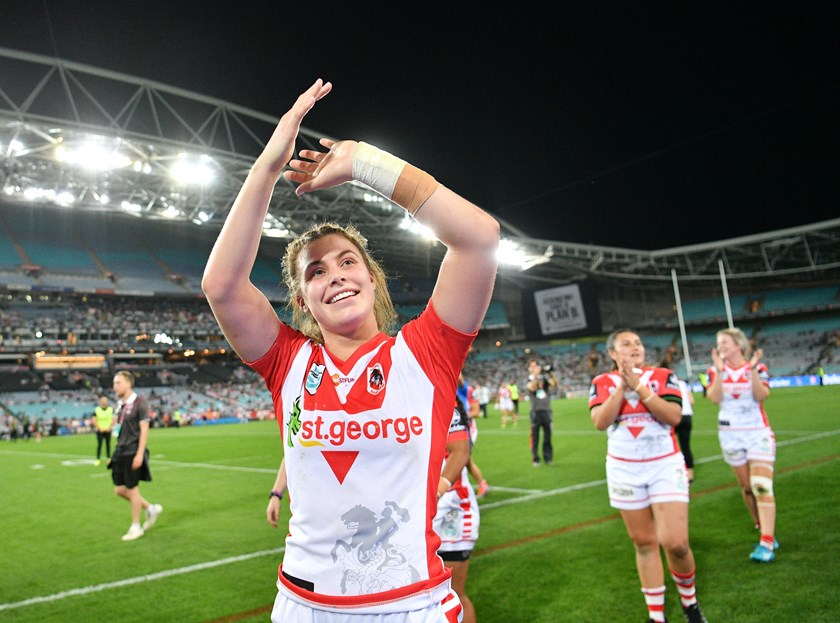 Dragons centre Jessica Sergis.