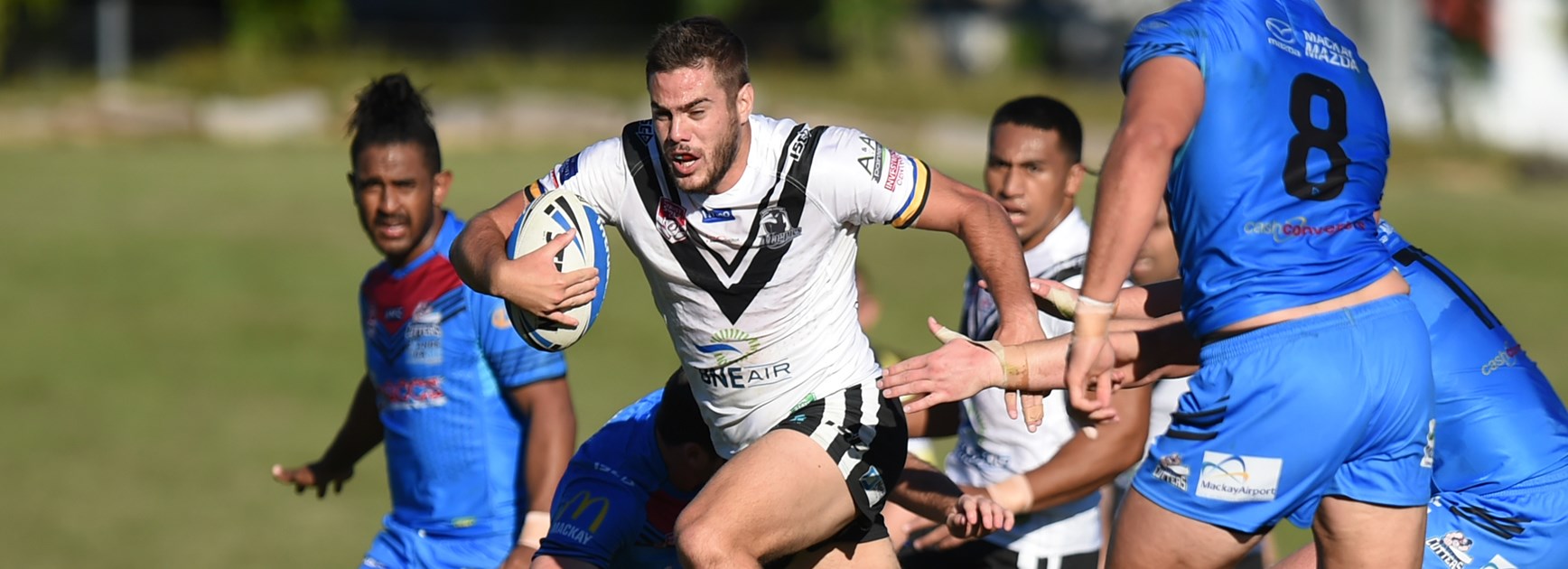 PM XIII fulback Corey Allan.