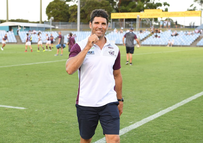 Sea Eagles coach Trent Barrett.