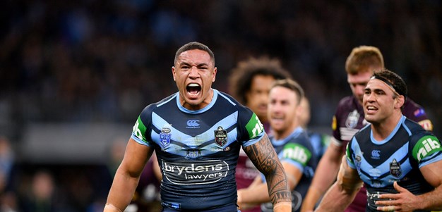 Baby blues: Frizell admits to fearing he would miss Origin with neck injury