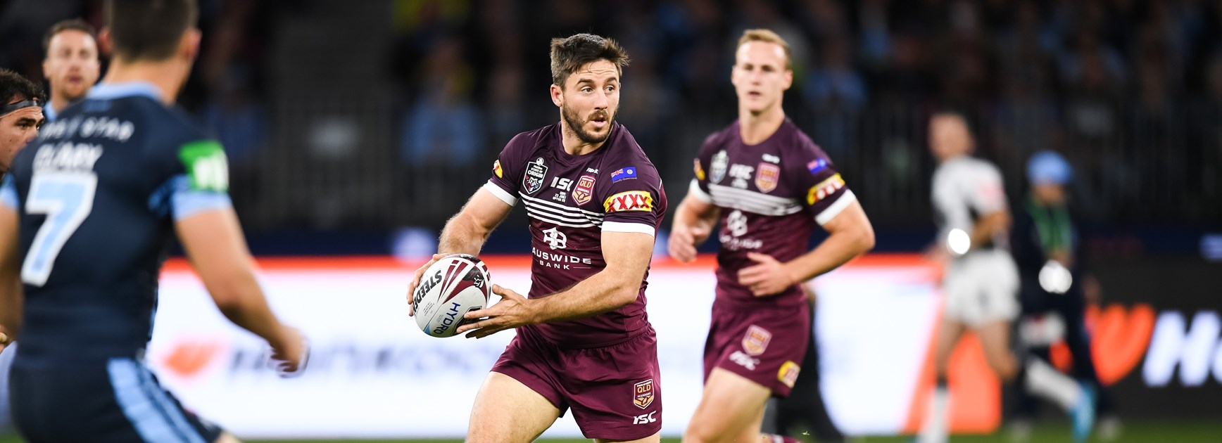 Maroons hooker Ben Hunt.