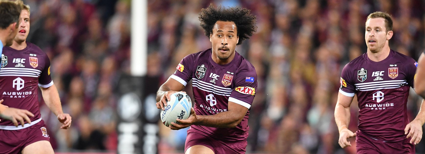 Maroons forward Felise Kaufusi.