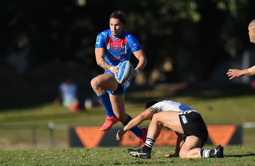 Nicho Hynes, pictured playing for Mackay last year, has made a move to the Sunshine Coast Falcons.