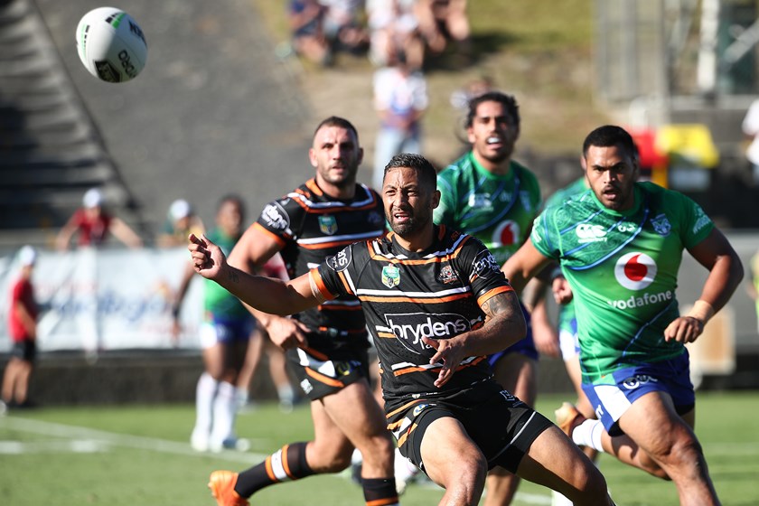 Wests Tigers five-eighth Benji Marshall.
