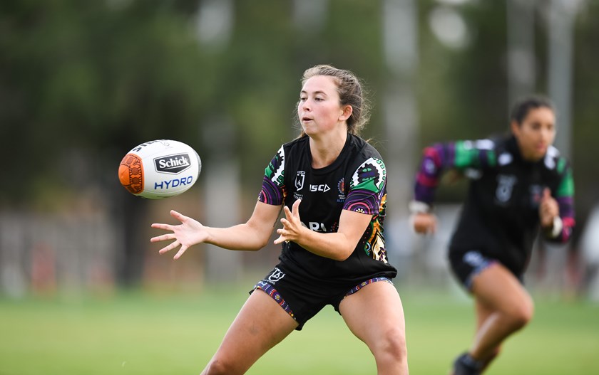 Indigenous Women's All Stars Quincy Dodd. 