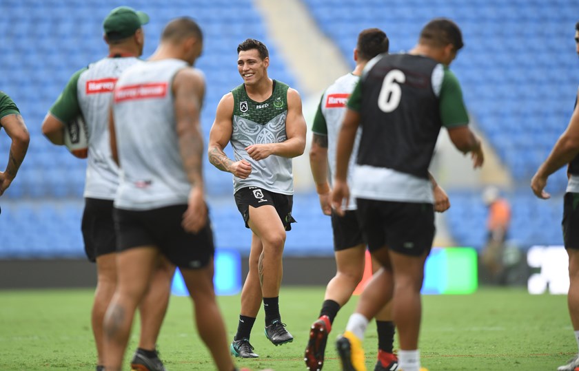Young Broncos forward Jordan Riki during the Maori All Stars camp.